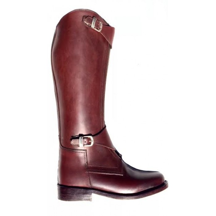 Polo boots with two zippers best sale